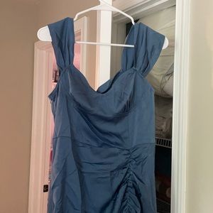 Cider silky flowy comfy dress